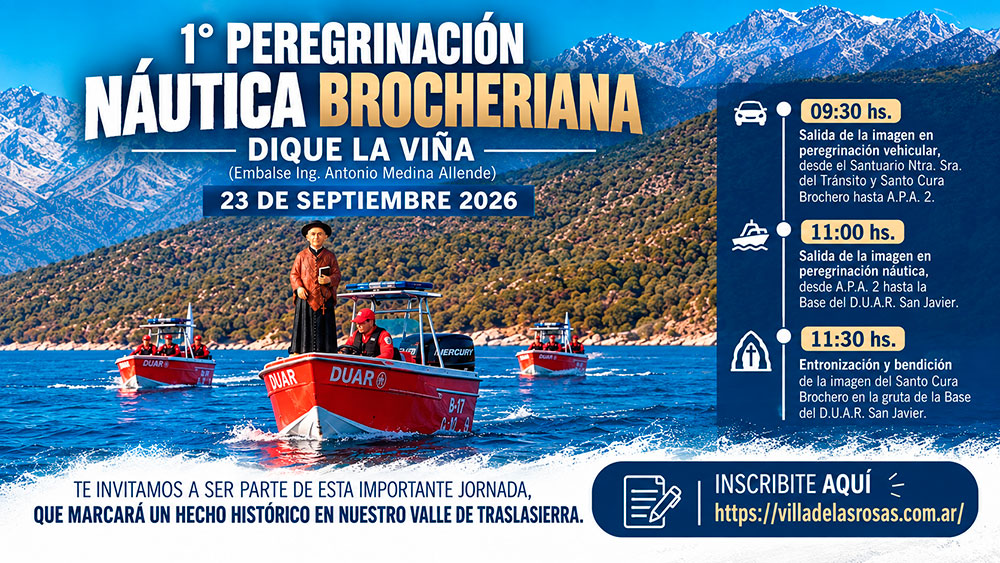 Inscripción Peregrinación Náutica Brocheriana